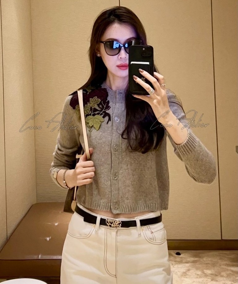 LV Cashmere Cardigan