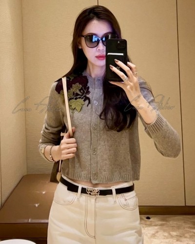 LV Cashmere Cardigan