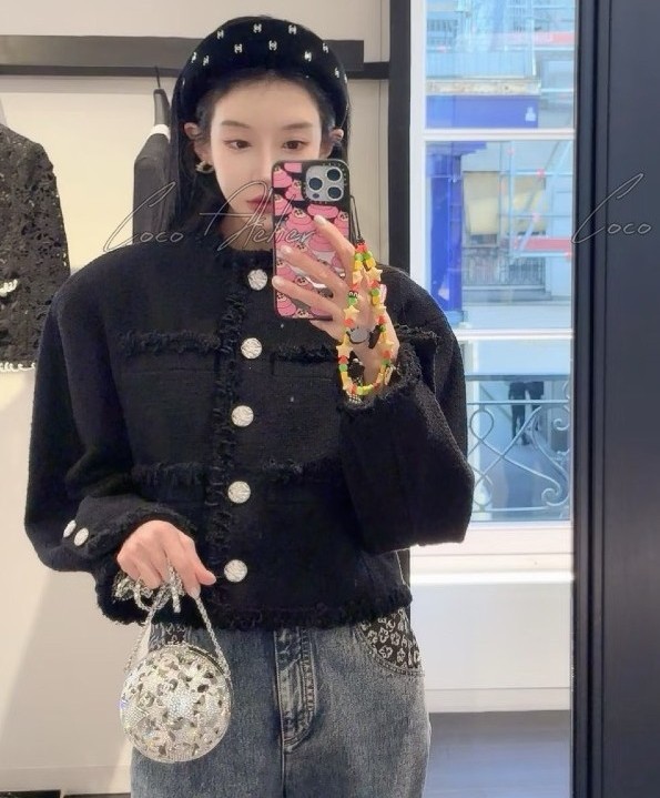 CC Crop Tweed Jacket