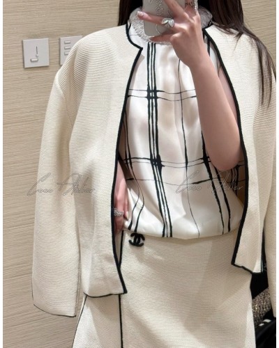 CC Sequin silk blouse