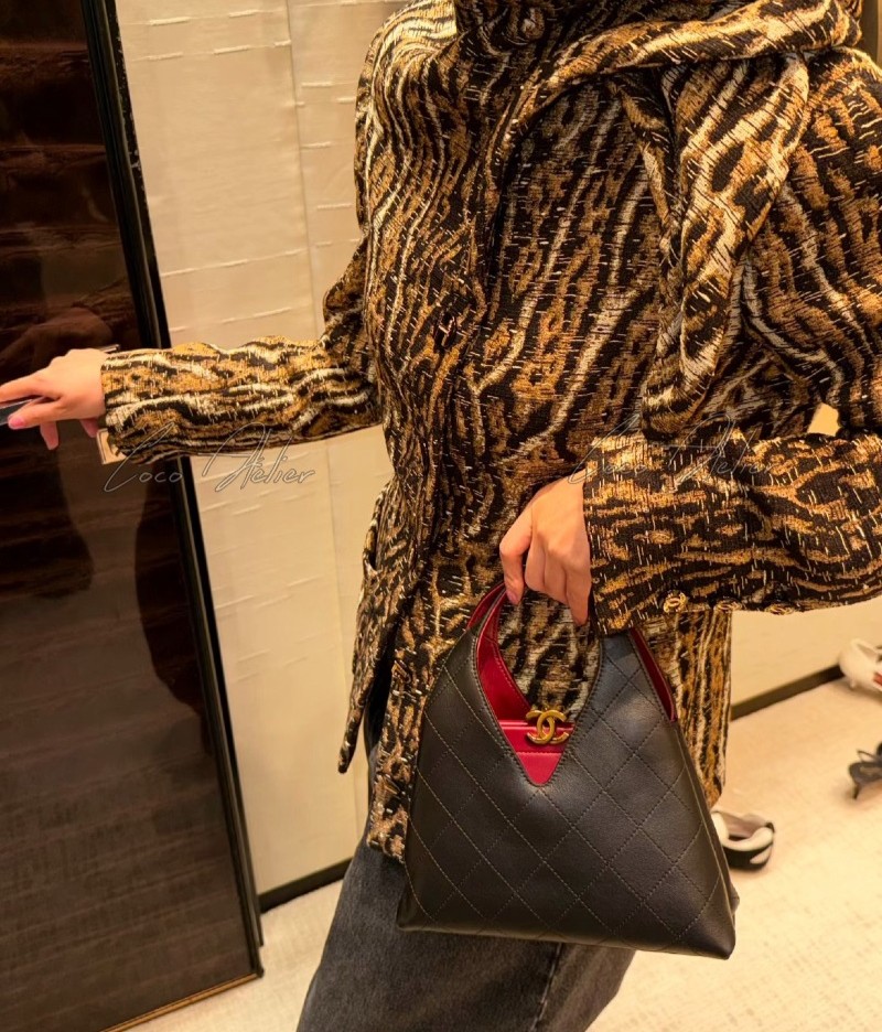 Triangle Hobo Handbag