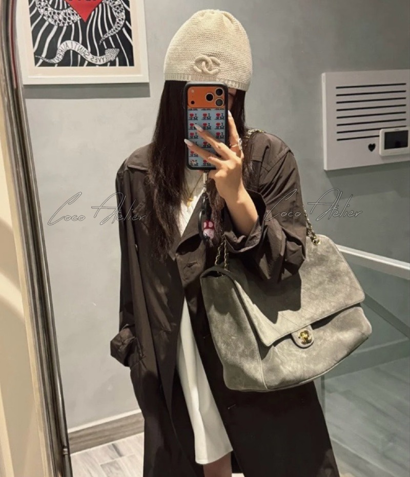 Suede Flapbag(+2size)