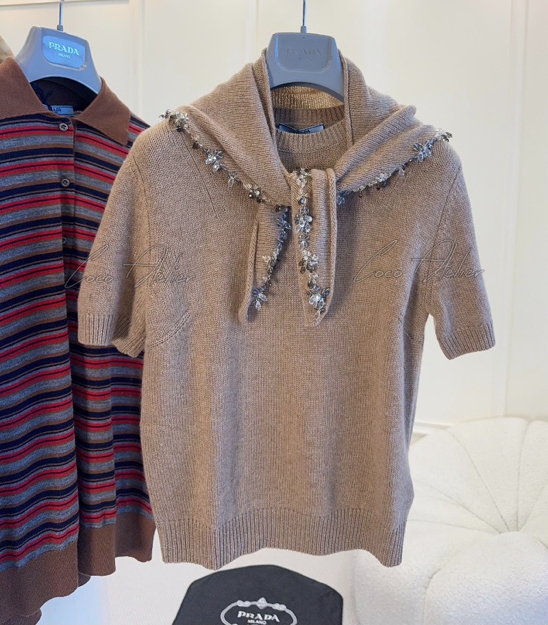 PR cashmere scarf knit