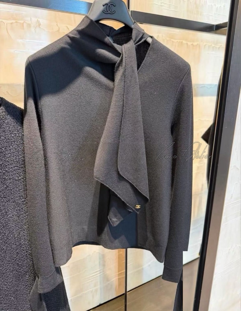 CC Ribbon-tie knit