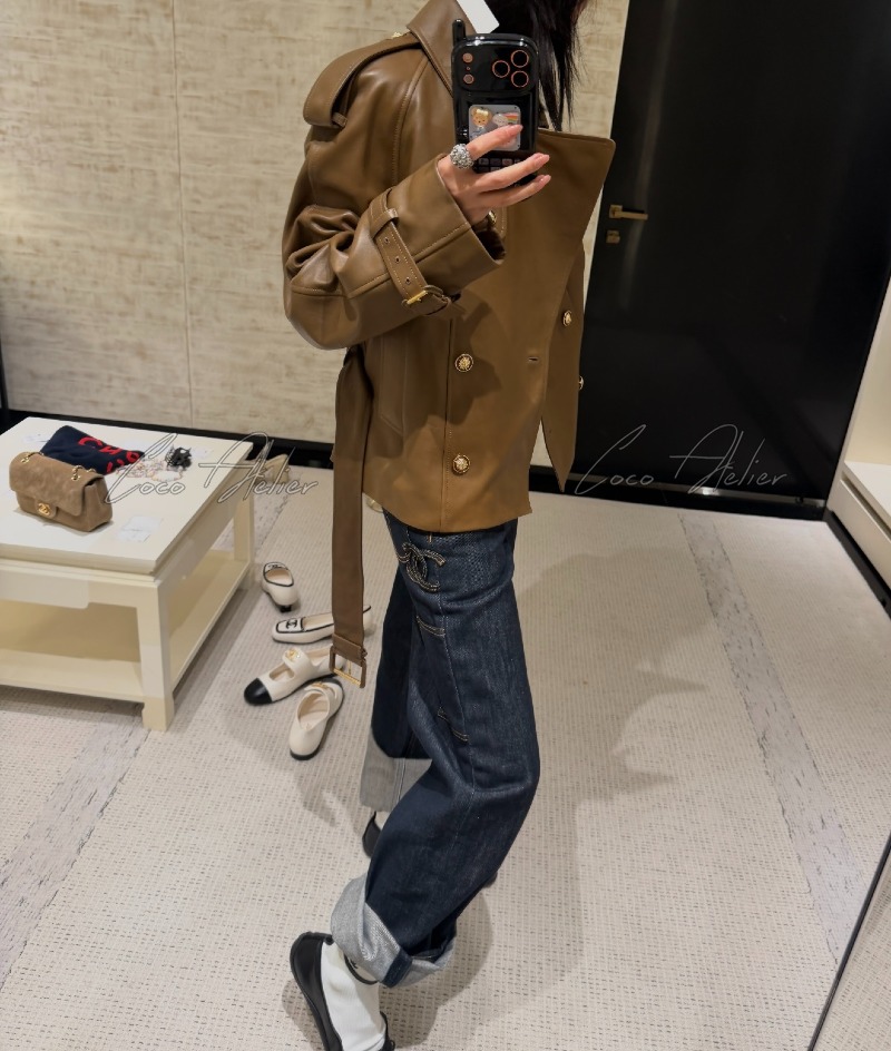 CC leather jacket