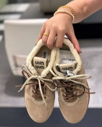 shearling sneakers